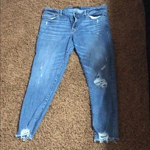 Light wash Abercrombie jeans